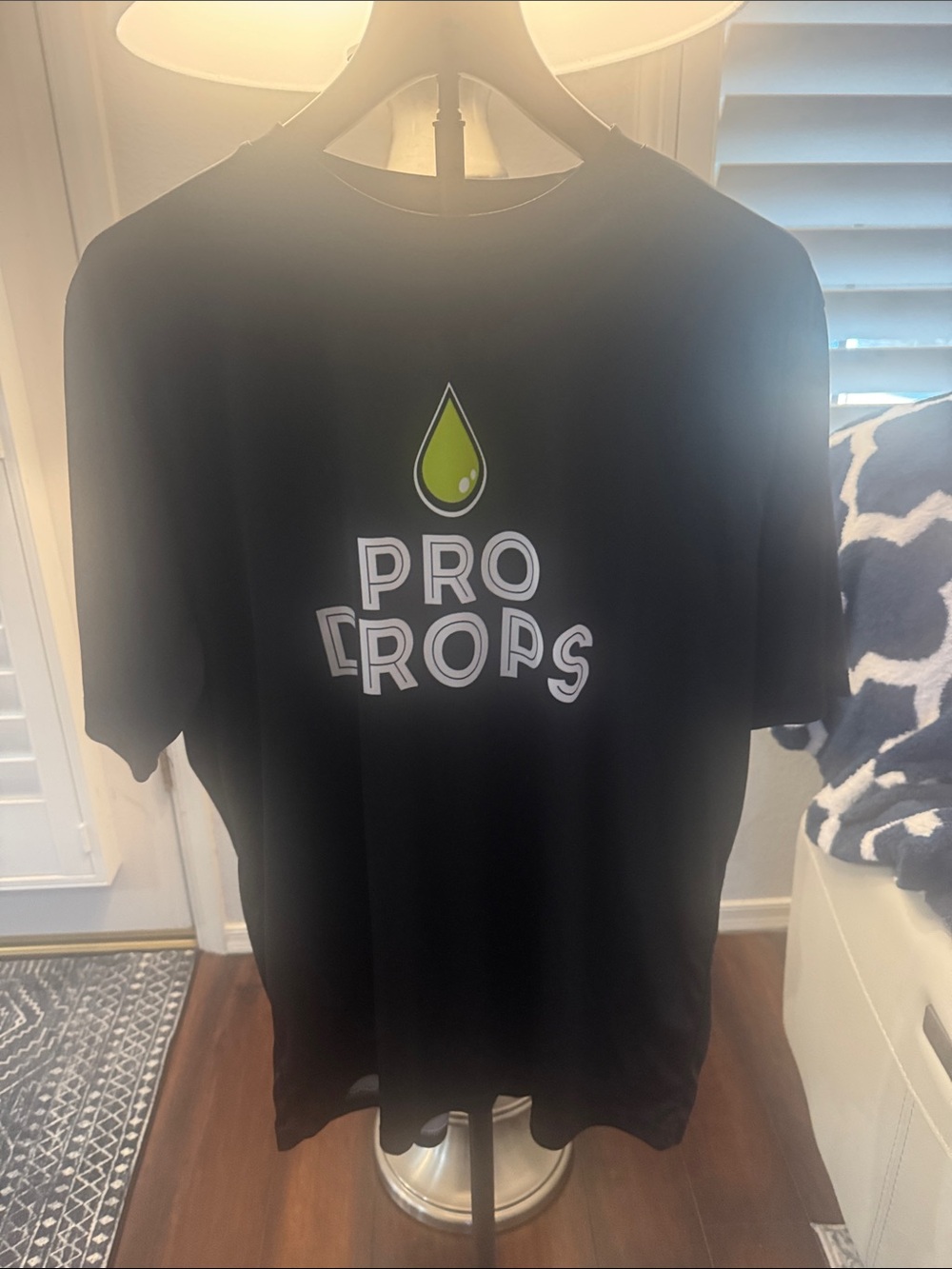 Men's Black Short-Sleeve Logo Tee
